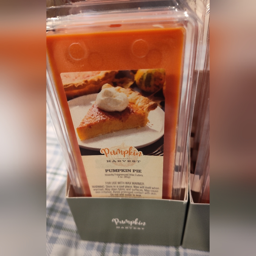 NEW! Pumpkin Harvest Pumpkin Pie Scented Wax Melts Bundle (4pks)